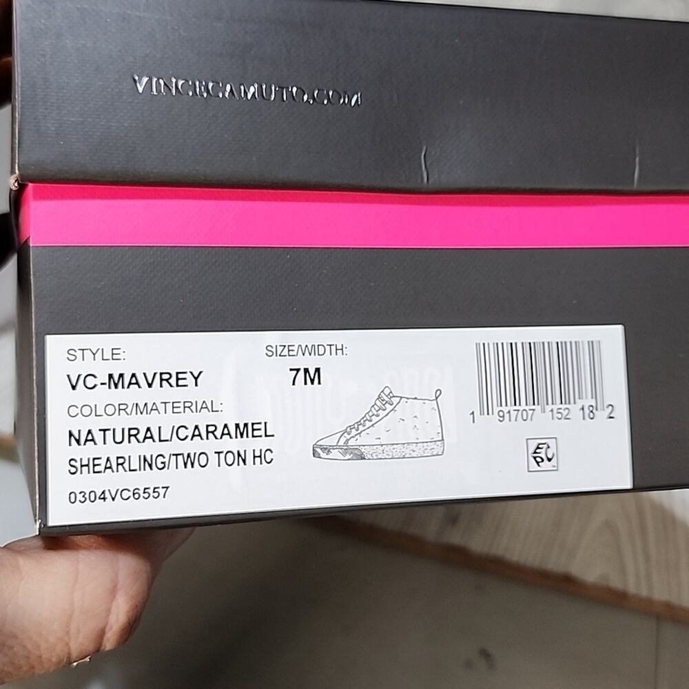 Vince Camuto Mavrey High-Top Sneakers, Women's Size 7, New In Box - Picture 13 of 14